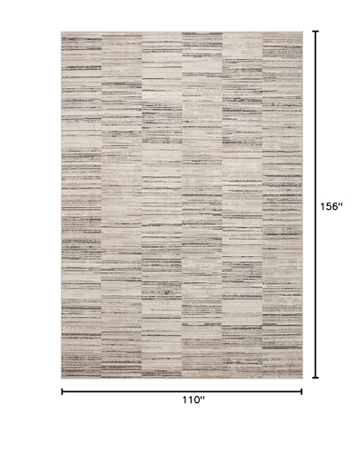 Loloi Darby Charcoal/Sand 9'-2" x 13' Area Rug - color: Charcoal / Sand, size: 9'2" x 13' (Rectangular)