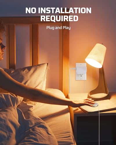 DEWENWILS 2 Pack Touch Dimmer Switch, 3 Levels of Dimming, White - color: White, size: 2 Pack