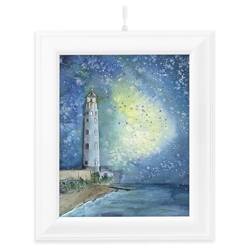 Rechargeable Micro Series Wireless LED Picture Light - color: White, size: Standard 11" (Artwork up to 24"W x 30"T)