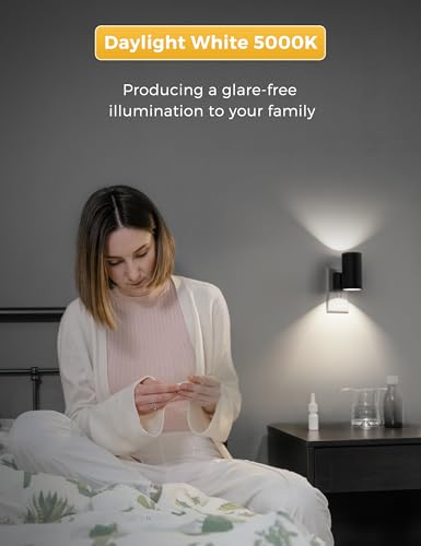 L LOHAS LED Night Light, Bright Night Light, Night Lights Plug into Wall - color: 5000K-Daylight White, size: 4 Pack