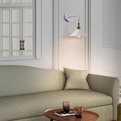 Hanging Height Adjustable Wall Sconce, Bright White 2-Pack - color: Plug in White*2Pcs