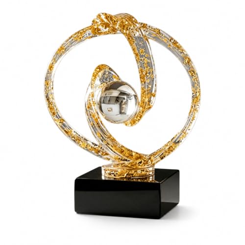 AWNR Modern Sculptures Living Room Shelf Decor Home Décor Accents - color: Gold-b-b