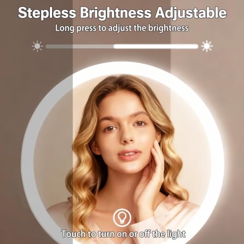 Makeup Mirror with Lights and Magnification