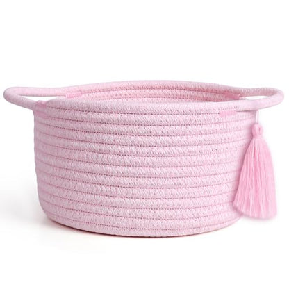 Small Gift Basket Empty to Fill, Cellophane Bag & Ribbon, Pink - color: Pastel Pink, size: 1 Pack