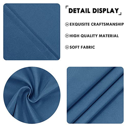 JIUZHEN Royal Blue Valance Curtains for Window 1 Panel, 36 x 16 Inches - color: Royal Blue, size: 36"W x 16"L (Pack of 1)