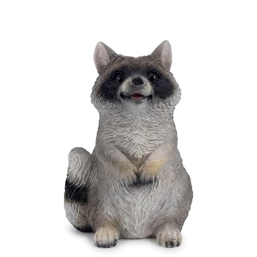 The Bridge Collection Woodland Animal Figurines – Forest Critter (Raccoon) - color: Raccoon