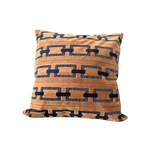 Living Room Decor Couch Throw Pillow Covers with Square 18 * 18 Set of 2 for Cozy Home Bed and Textured Velvet (Coffee) - color: Coffee
