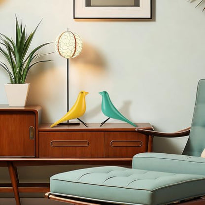 AceOrbit 3 Pcs Mid Century Modern Decor, Large Ceramic Birds - style: Retro Style