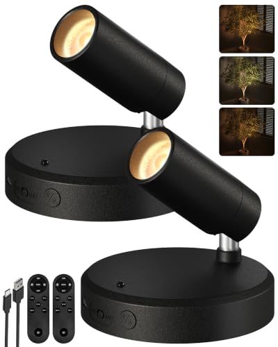 EZVALO Indoor Spotlights, Picture Lights for Wall, Plant Up Lights - color: Black
