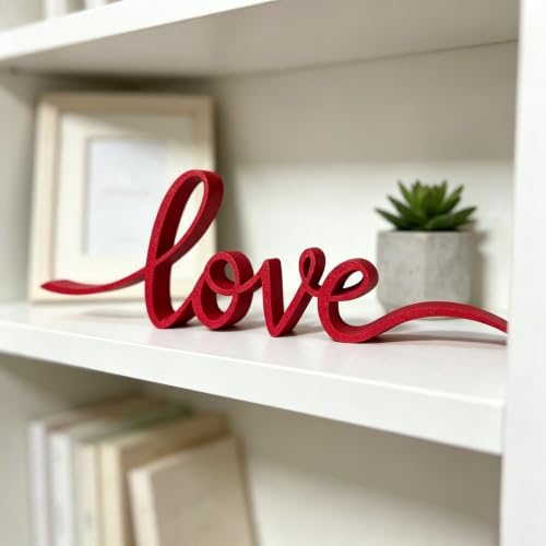 Love Sign Wedding Table Decorations,Valentine's Day Tabletop Party Decor