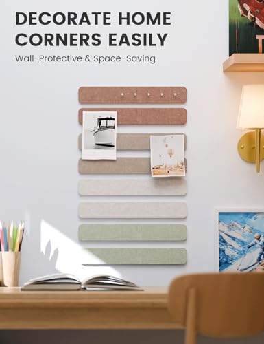 Fluxynara 13" x 2" Felt Wall Panels, Boho - color: Boho, size: 8-pack
