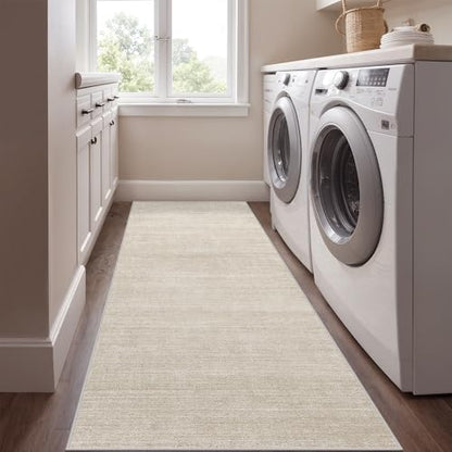3x5 Runner Rug Non Slip, Washable Rug Runners for Hallways,Beige - color: Stripe-beige, size: 3' x 5' (Runner)