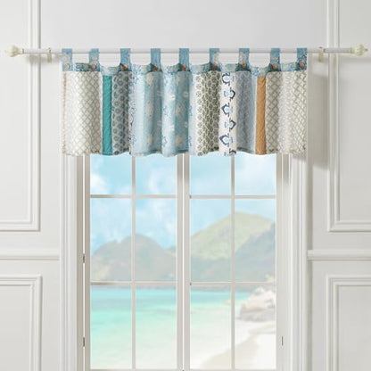 Greenland Home Thalia Velvet Embellished Window Treatment, 84 W x 21 L, Panel Pair, Blue - color: Blue