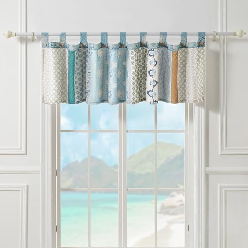 Greenland Home Thalia Velvet Embellished Window Treatment, 84 W x 21 L, Panel Pair, Blue - color: Blue