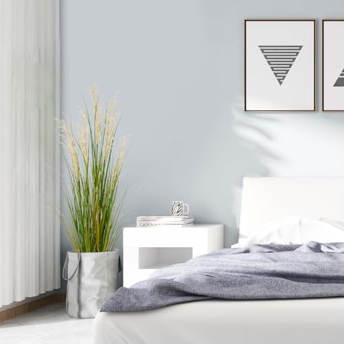 Artificial Plant, 47in Tall Pampas Grass, Faux House Plants in Pot, Indoor Decorative Flowers &Greenery for Home and Office, Ideal Housewarming Gift