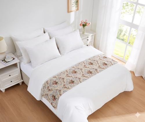 Warm Home Designs 96 Inch Floral Tapestry Bed Runner. DIB Roses Runner 96 - color: Roses, size: 16" x 96" (Pack of 1)