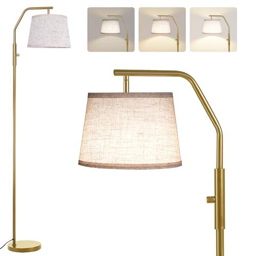 SUNMORY Floor Lamps for Living Room, 0-100% Dimmable Standing Lamp - color: Gold