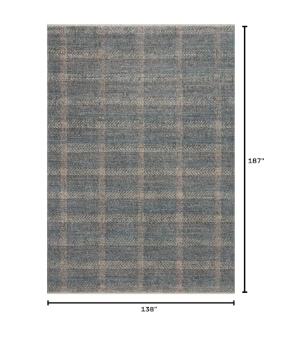 Loloi Angela Rose Ember Blue/Beige 11'-6" x 15'-7" Area Rug - color: Blue / Beige, size: 11'6" x 15'7" (Rectangular)