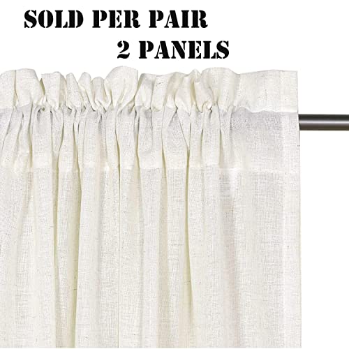 H.VERSAILTEX Heathered Natural - color: Heathered Natural, size: 52"W x 63"L (Pack of 2)