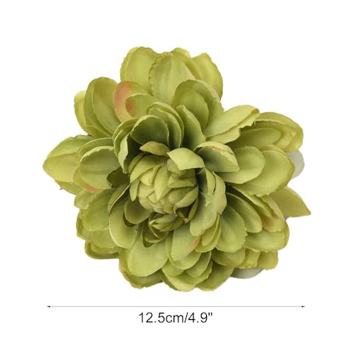 Curtain Tiebacks, 2PCS Flowers Curtain Holder Floral Drapery Decorative Holdbacks for Home Bedroom Office Window Decor - color: Green