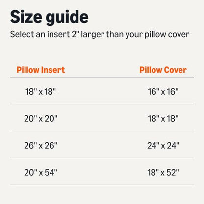 Amazon Basics Throw Pillow Insert, Down Alternative Fiberfill, Hypoallergenic, Machine Washable, 20 Inch, 2-Pack, for Sofa Bed Couch - size: 20 x 20 inches, style: 2 Pack