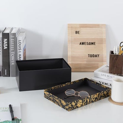 Soul & Lane - Photo Memory Storage Box, 11.7x7.7x4.5 In, Golden Twilight - color: Golden Twilight