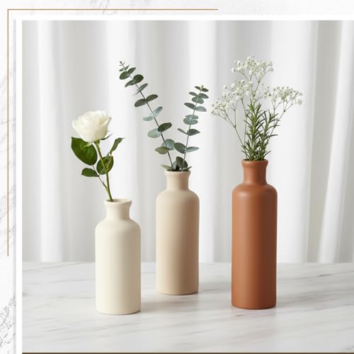 5 Pcs Coffee Table Decor Set, Brown - color: Brown