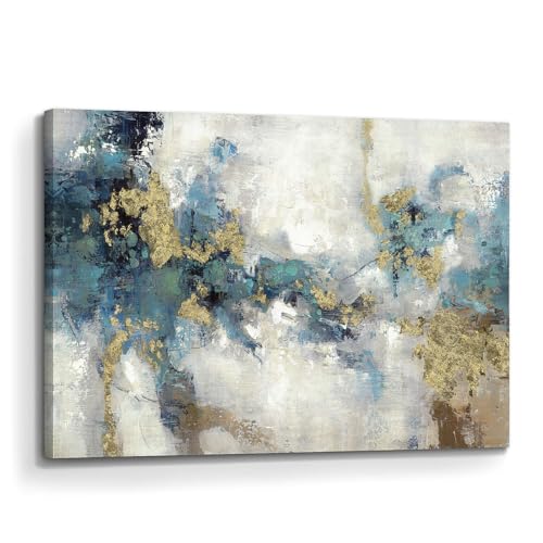 Abstract Canvas Wall Art Painting: Contemporary Hand Painted Artworks Picture Modern Bedroom Living Room Wall Decoration Home Office Decor 36"x24" - color: Abstract 03, size: 36"L x 24"W