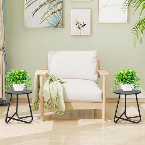 Plant Stand Indoor,Small Plant Table,Metal Display Rack,Black,14In - color: Black, size: 14 In