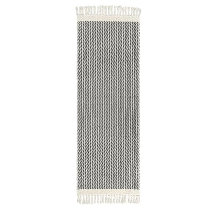 Lahome Boho Bathroom Runner Rug, 2x6 Washable Rugs for Kitchen Hallway - color: Grey, size: 2' x 6' (Runner)