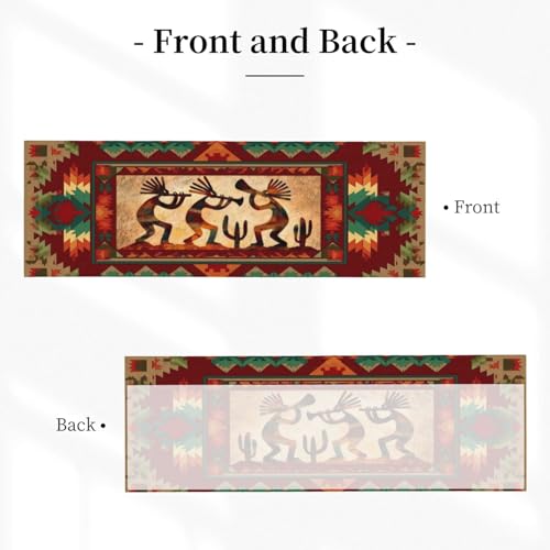 Southwest Valances for Windows Rod Pocket Curtain Valance 1 Panel Short Curtains for Kitchen Bathroom Living Room Bedroom Window Treatments - color: Southwest