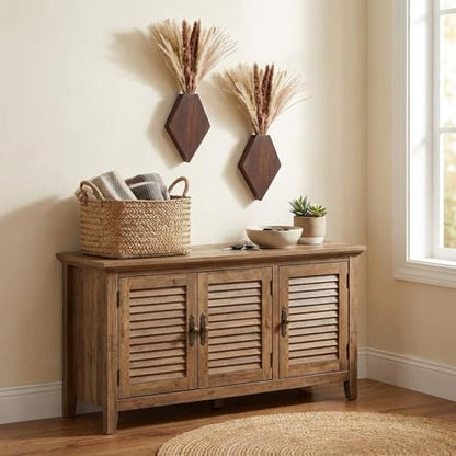 2 Pcs Wooden Wall Planters, Brown, Regular Style - color: Brown, style: Regular Style