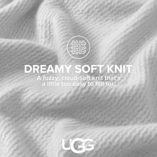 UGG Margot Knit Throw Blanket, Home Decor, 50" x 70", Light Gray (Stone) - color: Light Gray