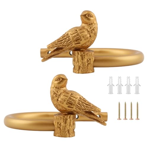 Resin Bird Curtain Drapery Holdbacks