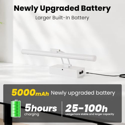 Battery Operated Picture Light for Wall,White 15.7-Inch - color: White, size: 15.7 Inch