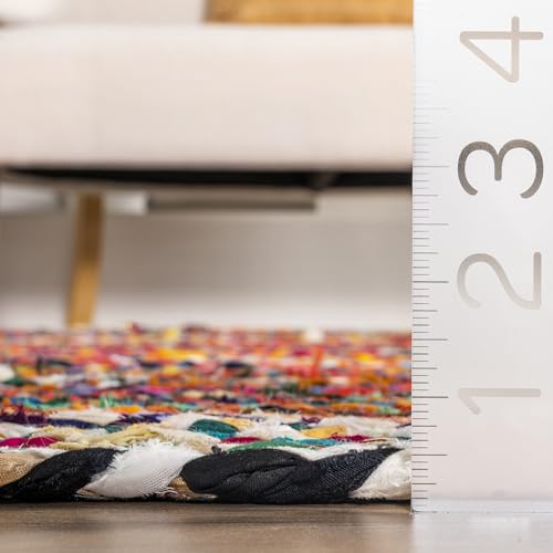 nuLOOM Tammara Multicolor Ombre Braided Runner Rug, 2' x 8'
