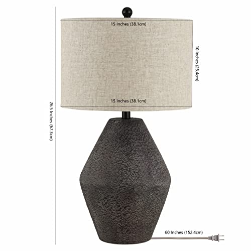 SAFAVIEH Ersta Table Lamp, 26.5" Modern Brown TBL4367A
