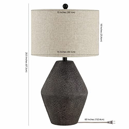 SAFAVIEH Ersta Table Lamp, 26.5" Modern Brown TBL4367A