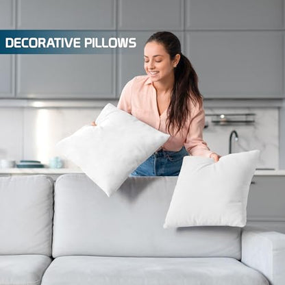 Utopia Bedding Throw Pillows, Decorative 17x17 Pillow Inserts, Set of 4 - size: 17x17 Inch