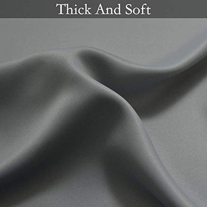 SimpleHome Ombre Grey to Grey White Curtains for Living Room 42Wx45L - color: Grey, size: 42"W x 45"L (Pack of 2)
