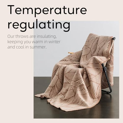 Molithe 100% Wool Blanket, 62" x 48", Warm, Thick, Military, Camping Gear - color: Beige, size: Medium