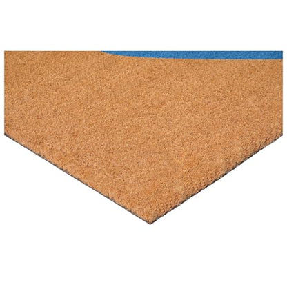 Calloway Mills Madison Heart Doormat (Blue, 24" x 36") - color: Blue, size: 2' x 3' (Rectangular)