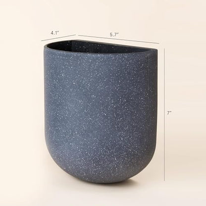 LA JOLIE MUSE Wall Planters for Indoor Plants, Hanging Flower Pots, 2 Pack - color: Gray