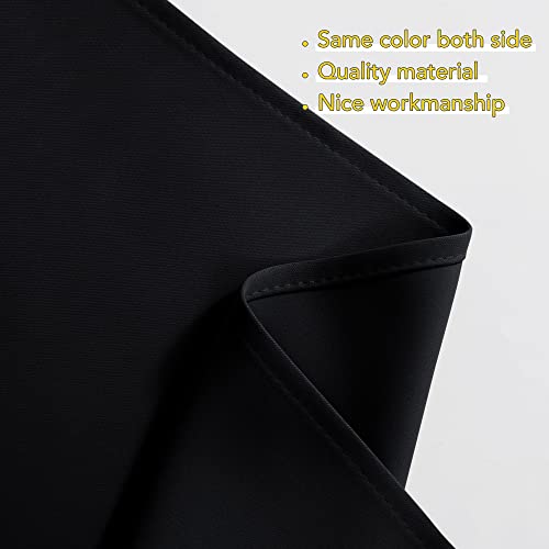 NICETOWN Burgundy Swag Curtains for Kitchen Over Sink 36 x 63 inches Long - color: Black, size: 36"W x 63"L (Pack of 2)