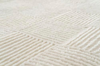 Revival Rugs Willow 2'x3' Area Rugs for Kitchen Bedroom - Washable, 100% Recycled, Oeko-TEX Certified, Medium Pile, Modern, Beige, Cream - size: 2' x 2'11" (Rectangular)