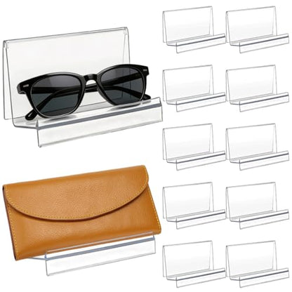 Dicunoy 12 Pack Purse Display Stand, Clear Acrylic Handbag Organizer Holder