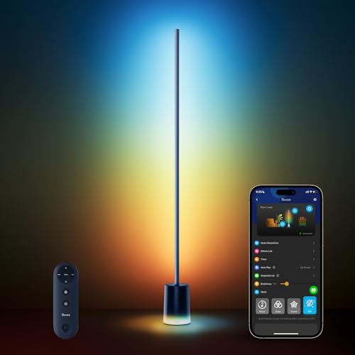 Govee Floor Lamp 2, RGBIC Smart Floor Lamp for Living Room, Bedroom - color: Blue