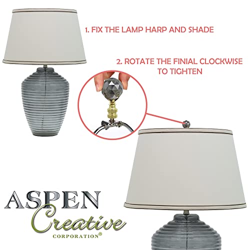 Aspen Creative 24019-32, 2 Pack Steel Lamp Finial in Oil Rubbed Bronze Finish, 1 1/4" Tall - color: Oil-Rubbed Bronze, size: 2 PACK