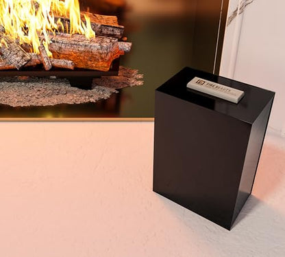 Fire Beauty Galvanized Steel Fire Starter Fireplace Storage Box（small） - size: Small