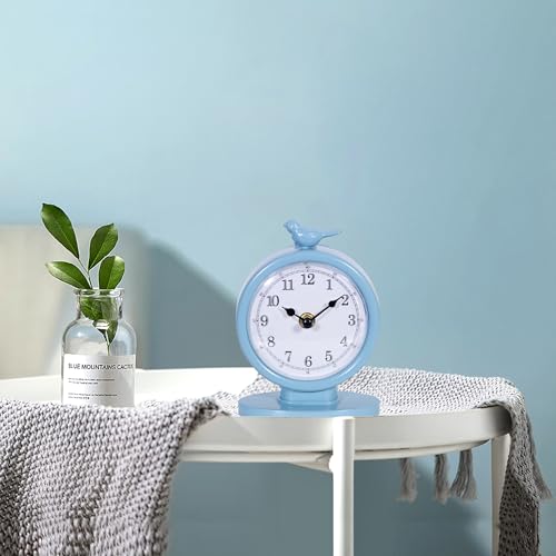 Mantel Clock, Cornflower Blue
